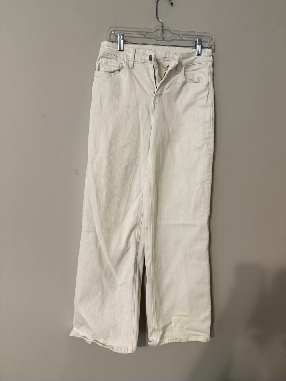 Vervet Wide Leg High-Rise Jeans in White Optic - Picture 3 of 6